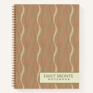 1950's vintage wallpaper Personalised Notebook