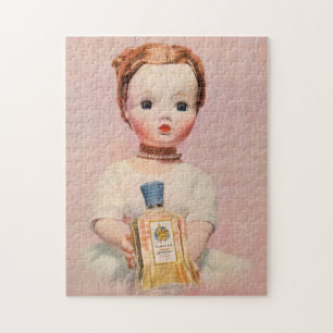 1950s Yardley ad with Madame Alexander doll Jigsaw Puzzle