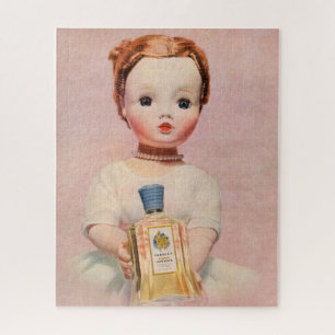 1950s Yardley ad with Madame Alexander doll Jigsaw Puzzle