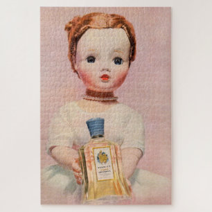1950s Yardley ad with Madame Alexander doll Jigsaw Puzzle