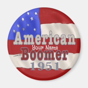 1951 Birthday Baby Boomer Magnet