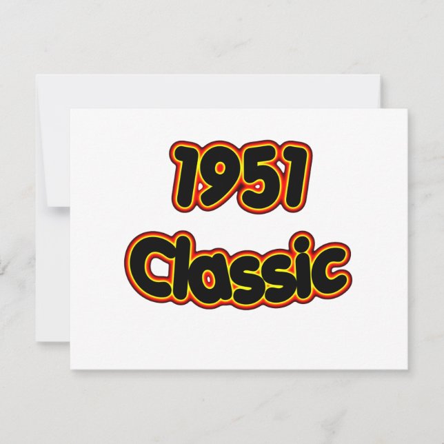 1951 Classic Card (Front)
