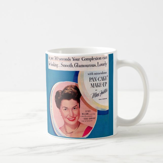 1951 Esther Williams make-up ad Coffee Mug (Right)