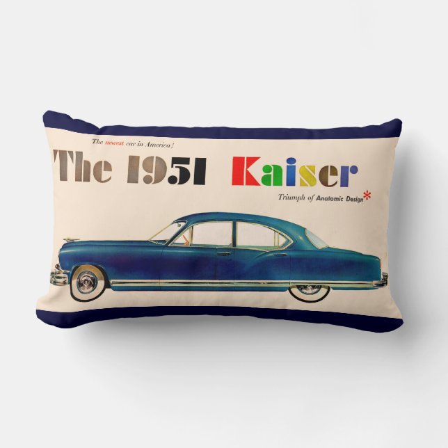 1951 Kaiser Lumbar Cushion (Front)