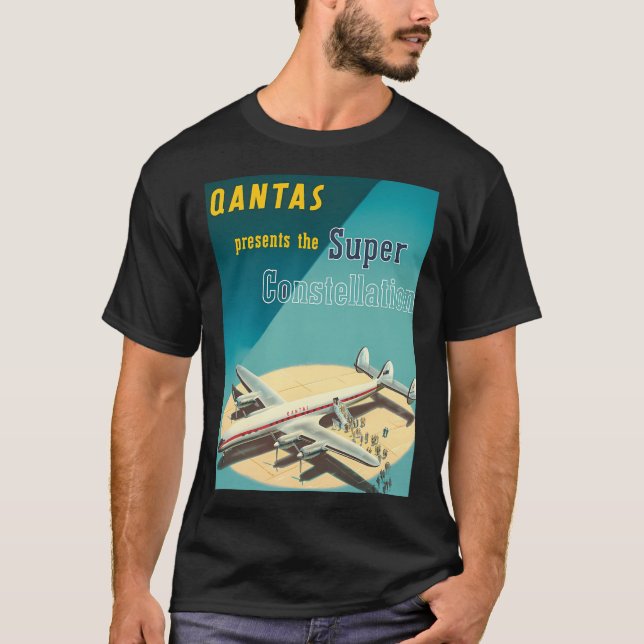 1951 Qantas Constellation T-Shirt (Front)