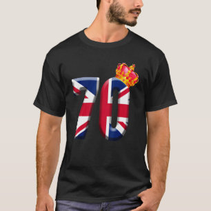 1952  2022 70 Anniversary The Queen's Platinum Jub T-Shirt