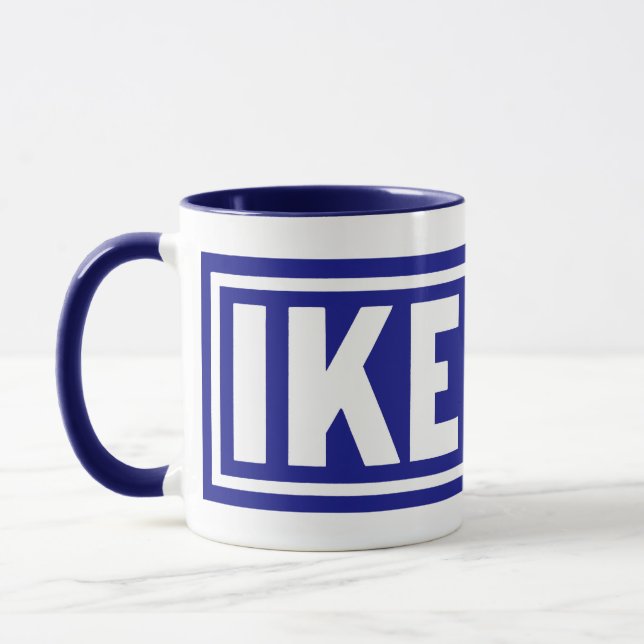 1952 Blue Ike Mug (Left)