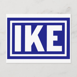 1952 Blue Ike Postcard