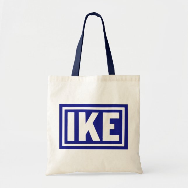 1952 Blue Ike Tote Bag (Front)