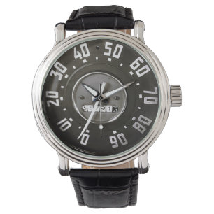 1952 Classic Pickup Truck Speedometer (Monochrome) Watch
