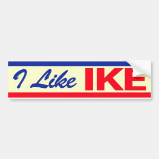 1952 I Like IKE Presidential Election Sticker
