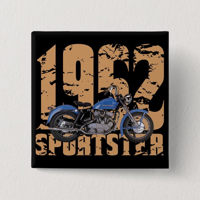1952 Sportster 15 Cm Square Badge (Front)