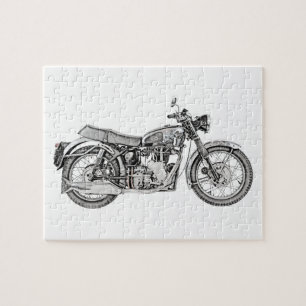 1952 Velocette Venom Motorcycle Jigsaw Puzzle