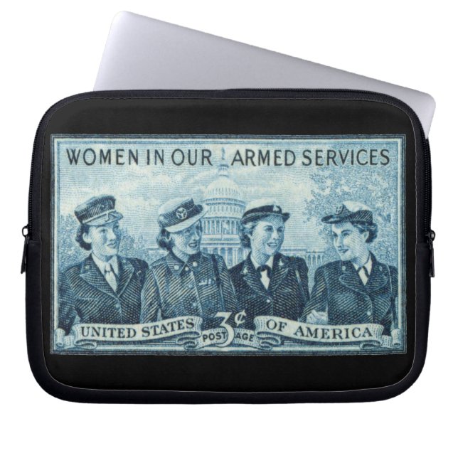 1952 Women in US Armed Services Laptop Sleeve (Front)