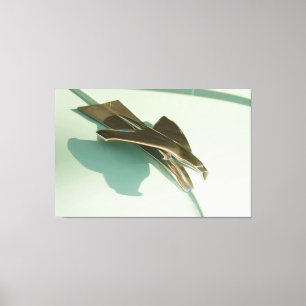 1953 Chevrolet hood ornament Canvas Print
