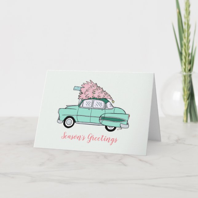 1953 Chevy BelAir Season’s Greetings Card (Front)