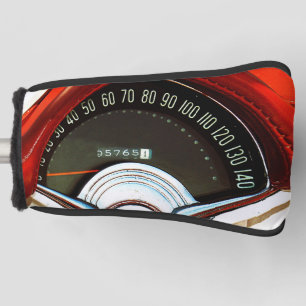 1953 Classic Sports Car Speedometer Golf Head Cover