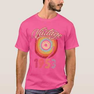 1953 Geburtstag Vinyl Vintage vintage T-Shirt