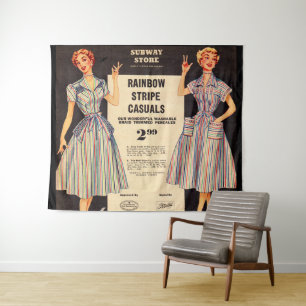 1953 Gimbels Subway Store dress sale Tapestry