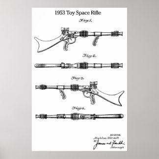 1953 Toy Space Rifle Poster