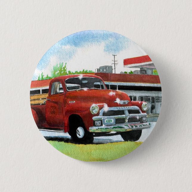 1954 Antique Truck Button (Front)