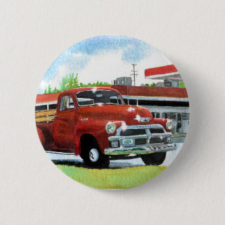 1954 Antique Truck Button