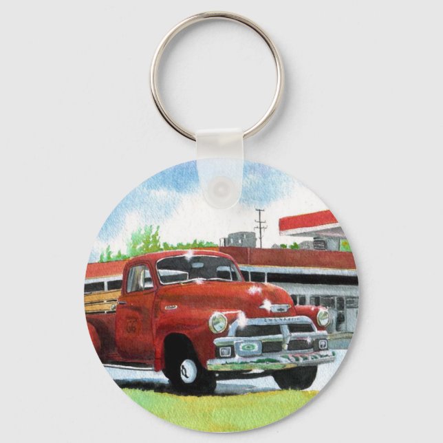 1954 Antique Truck Keychain (Front)