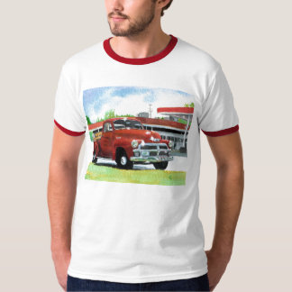 1954 Antique Truck Ringer T-shirt