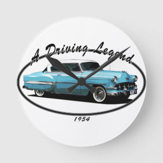 1954 Bel Air Blue Round Clock