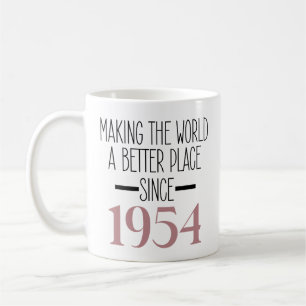 1954 Birthday 70th Years Old Gifts Women Coffee Mug