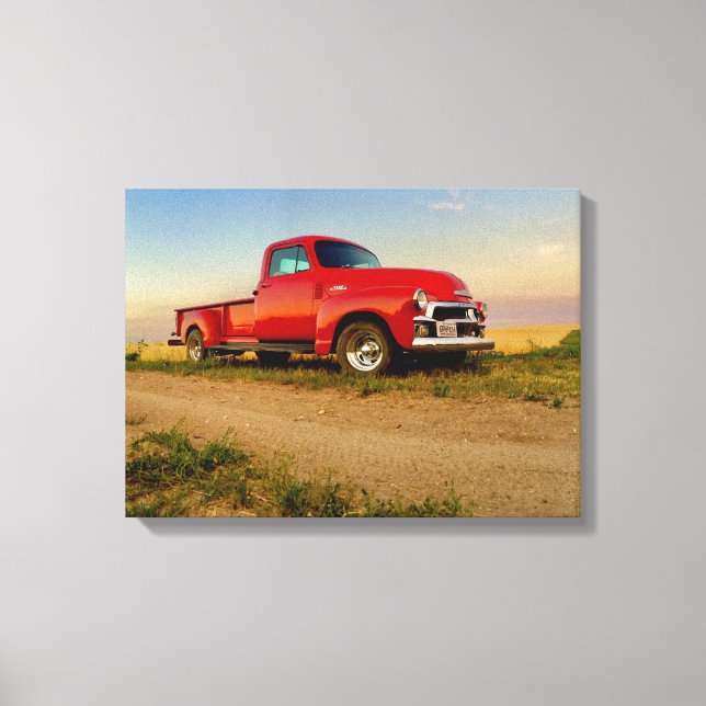 1954 Chevy Pickup Canvas Print (Front)