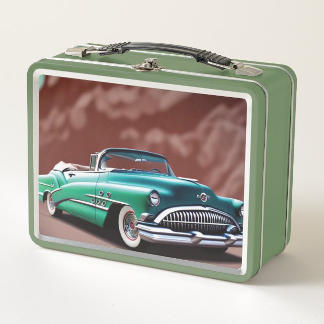 1954 Classic Car Metal Lunch Box (Front)