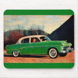 1954 Dodge Royal V8 in green Mouse Mat