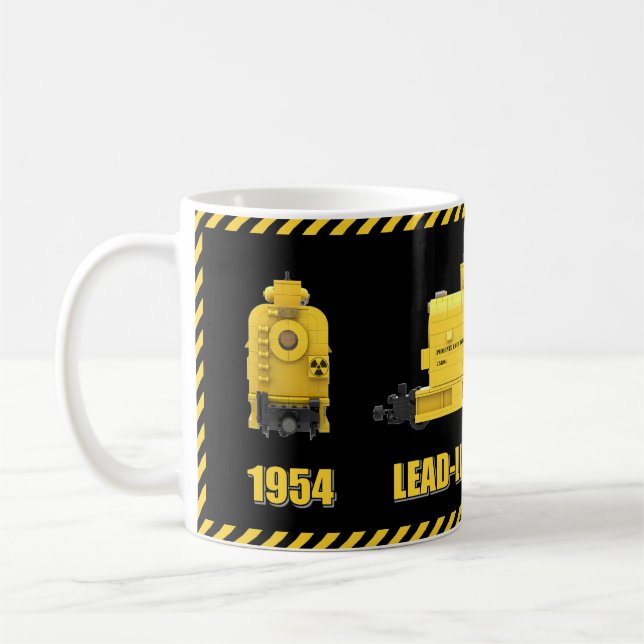 1954 Lead-Lined Diesel Train Coffee Mug (Left)