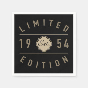 1954 Limited Edition 70th Birthday Napkin