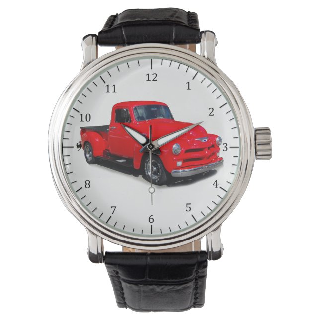 1954 red truck watch (Front)