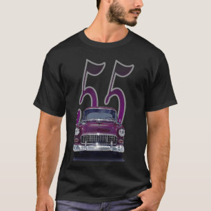 1955 55 chevys bel air classic vintage muscle car T-Shirt