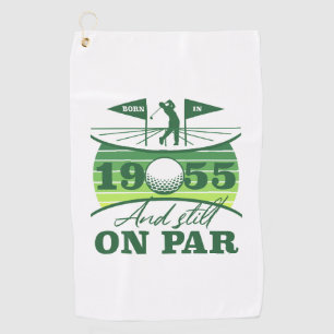 1955 70th Birthday Golf Humor Golf Towel