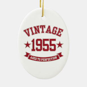 1955 Aged to Perfection Ceramic Tree Decoration