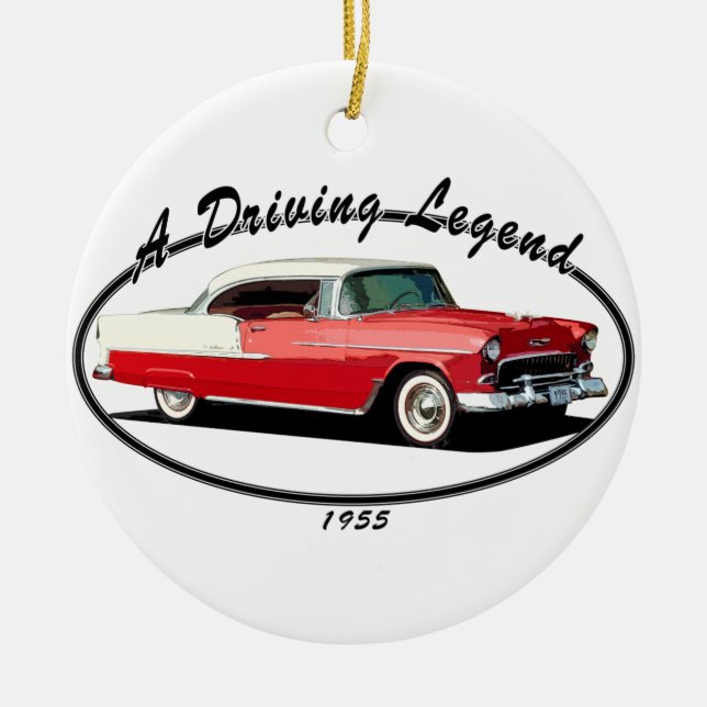 1955 BEL AIR RES CERAMIC TREE DECORATION (Front)