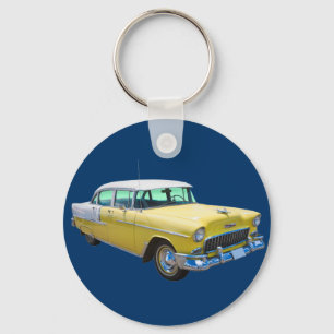 1955 Chevrolet Bel Air Antique Car Key Ring