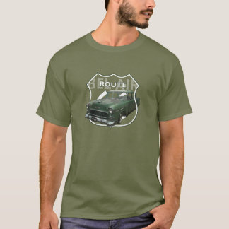 1955 Chevrolet Bel Air. Green Chevy 55. American. T-Shirt