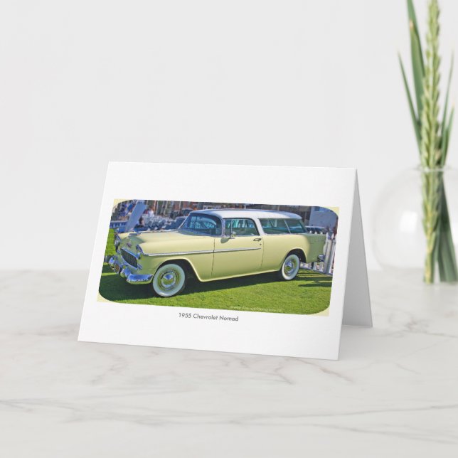 1955 Chevrolet Nomad greeting card (Front)