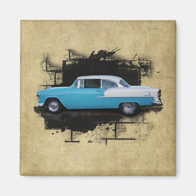 1955 Chevy Bel Air- Classic Cars- Magnet (Front)