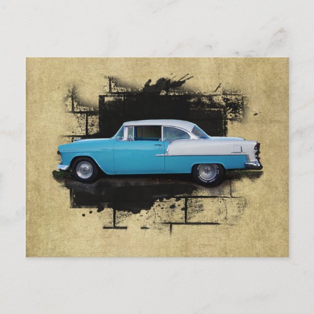 1955 Chevy Bel Air- Classic Cars- Postcard (Front)