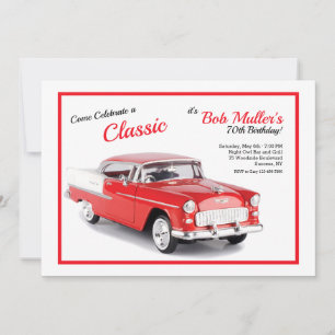 1955 Chevy Bel Air Invitation