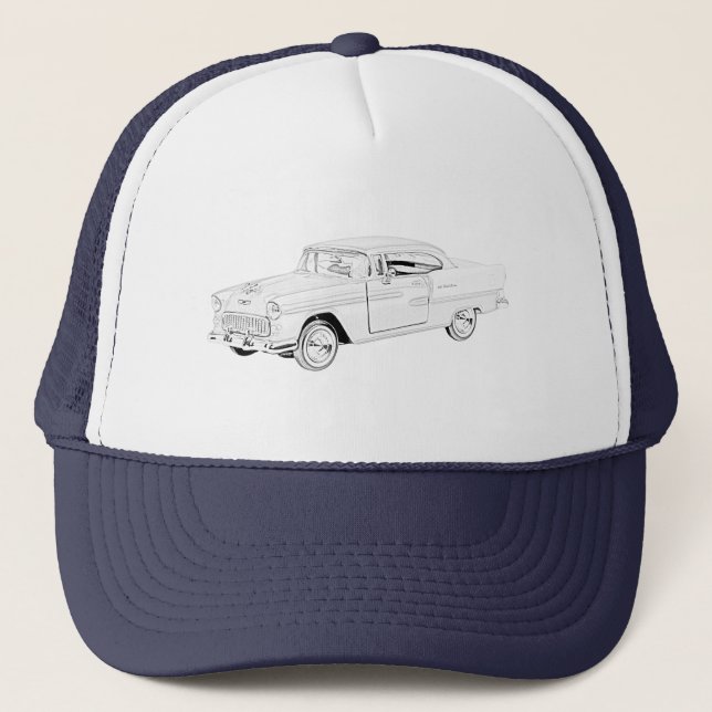 1955 Chevy Bel Air Trucker Hat (Front)