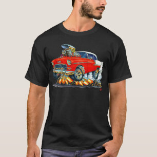 1955 Chevy Belair Red Car T-Shirt