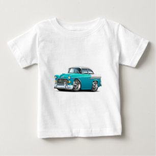 1955 Chevy Belair Turquoise-White Car Baby T-Shirt