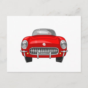 1955 Chevy Corvette Postcard
